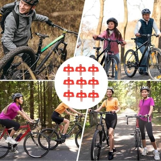 Afstandhouders voor Schijfrem MTB - 10 Stuks - Kunststof — afbeelding 2