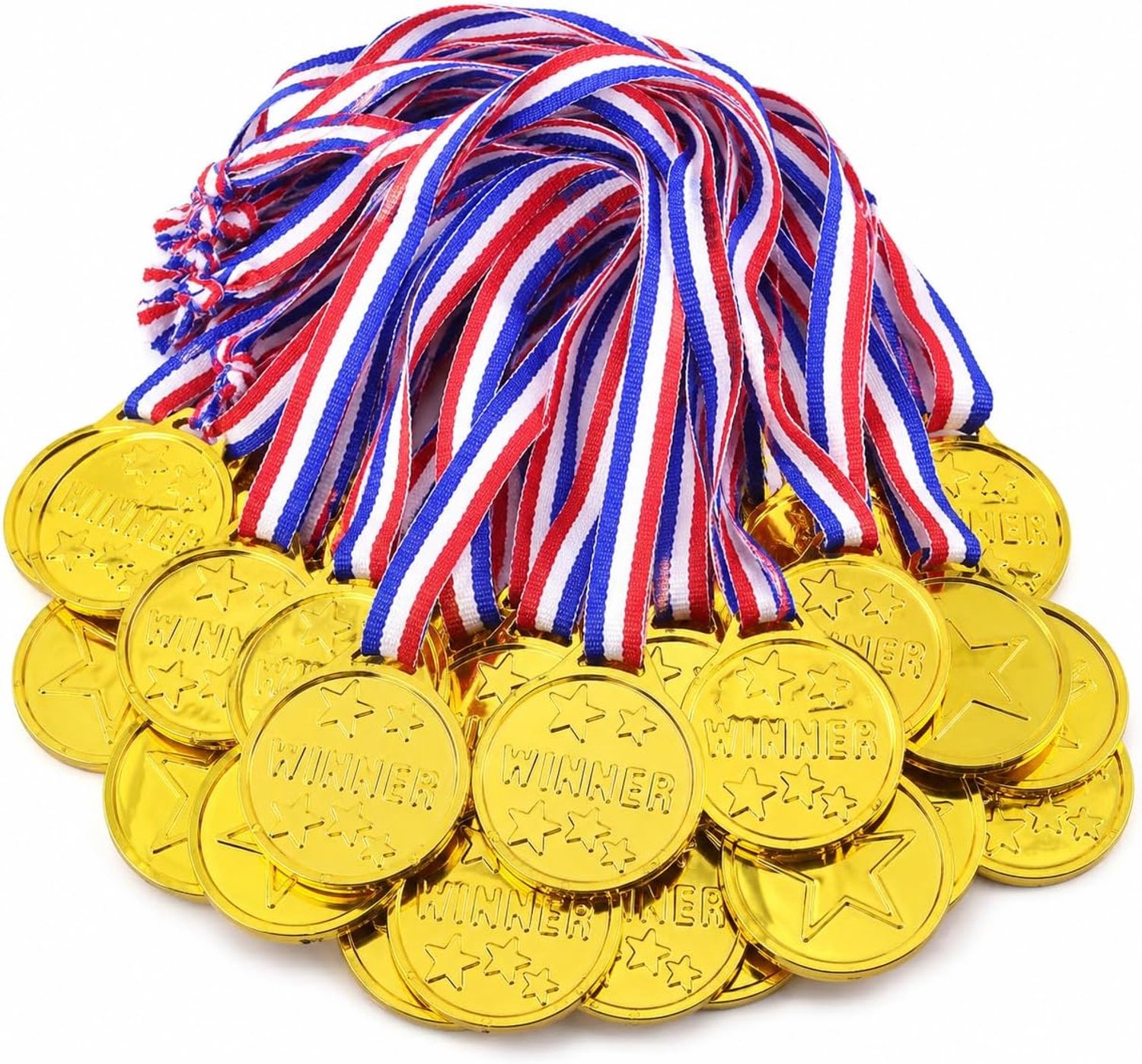 Trofeeën, personaliseerbare medaille voor sportbeloningen, schoolevenementen en kinderspellen, hoogwaardige kunststof medaillehouder