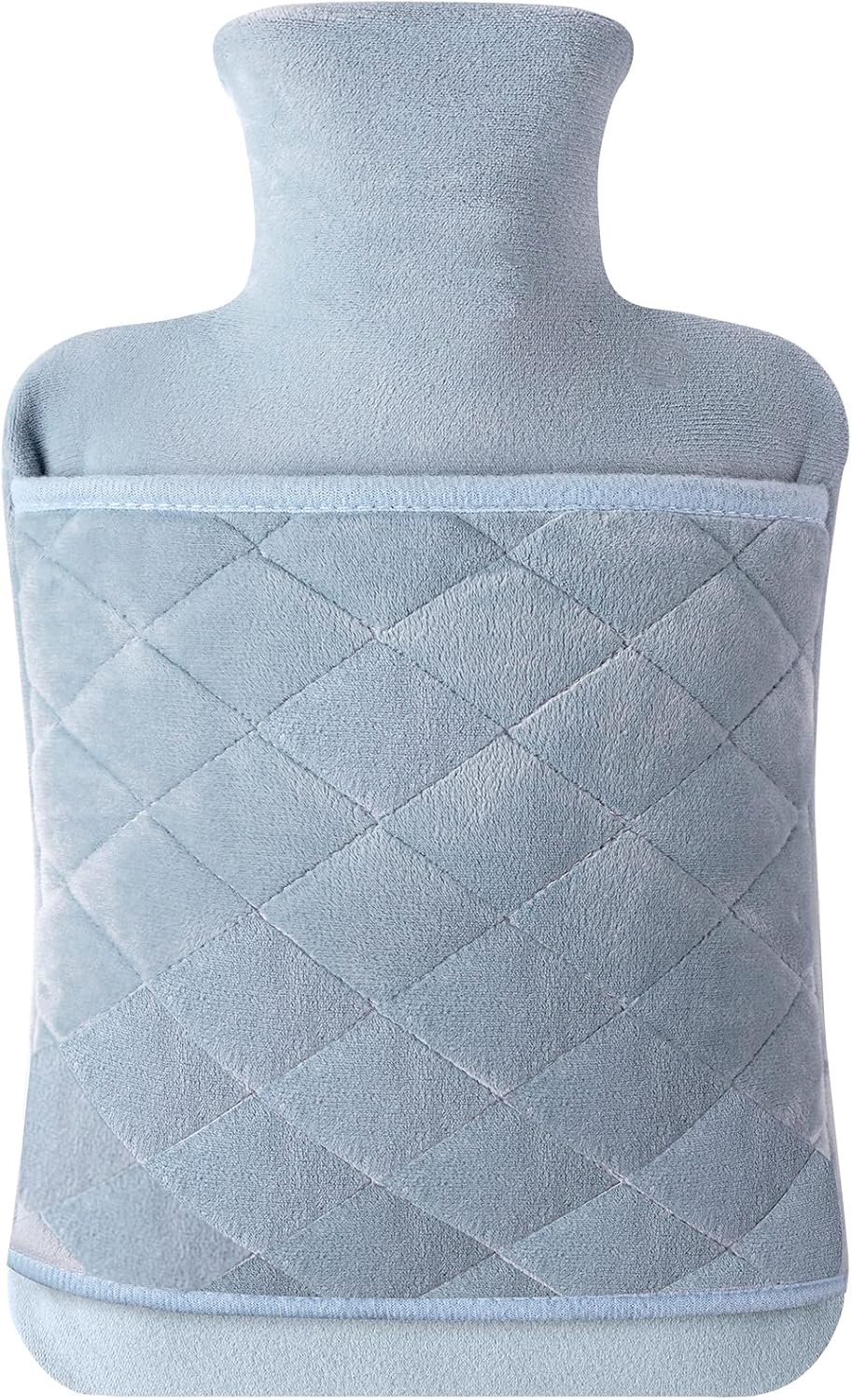 Warmara Warmtekruik - Warmtezak - Herbruikbare Warmtekruik - Blauw/Grijs - 32cm x 19cm x 4cm – foto 2