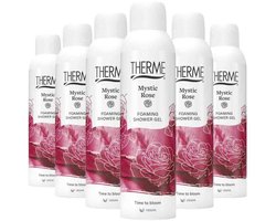 Therme Mystic Rose Foaming Shower Gel - 6 x 200 ml