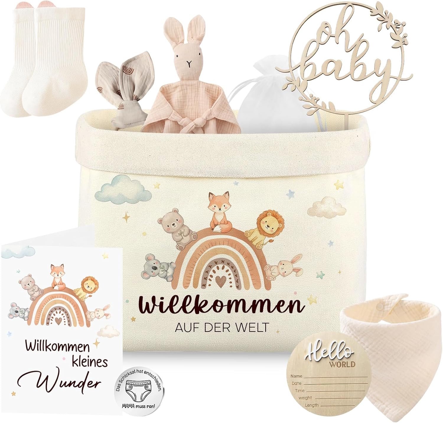 Set van 10 Luiertas voor Jongens en Meisjes - Ideaal Kraamcadeau, Duurzaam en Praktisch