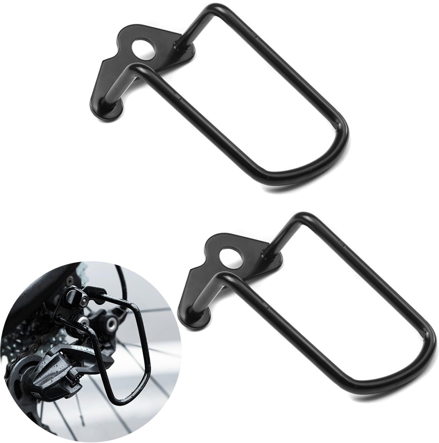 Set van 2 Derailleur Beschermbeugels voor Fietsen
