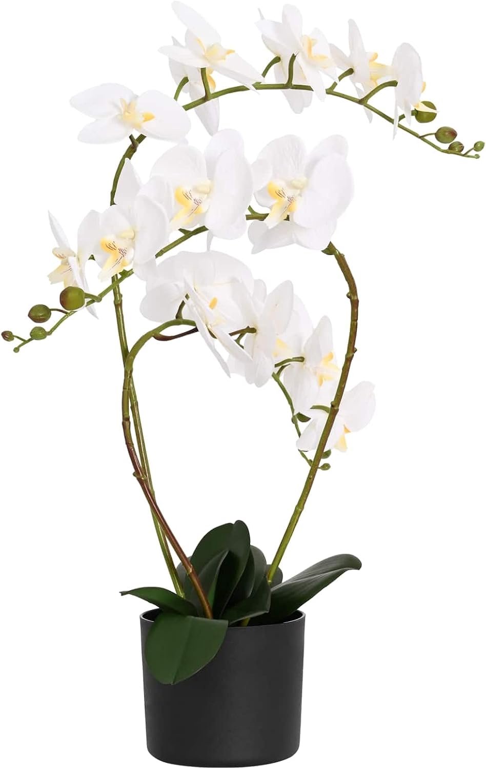 Kunstbloem wit 45 x 15 x 65 cm kamerdecoratie
