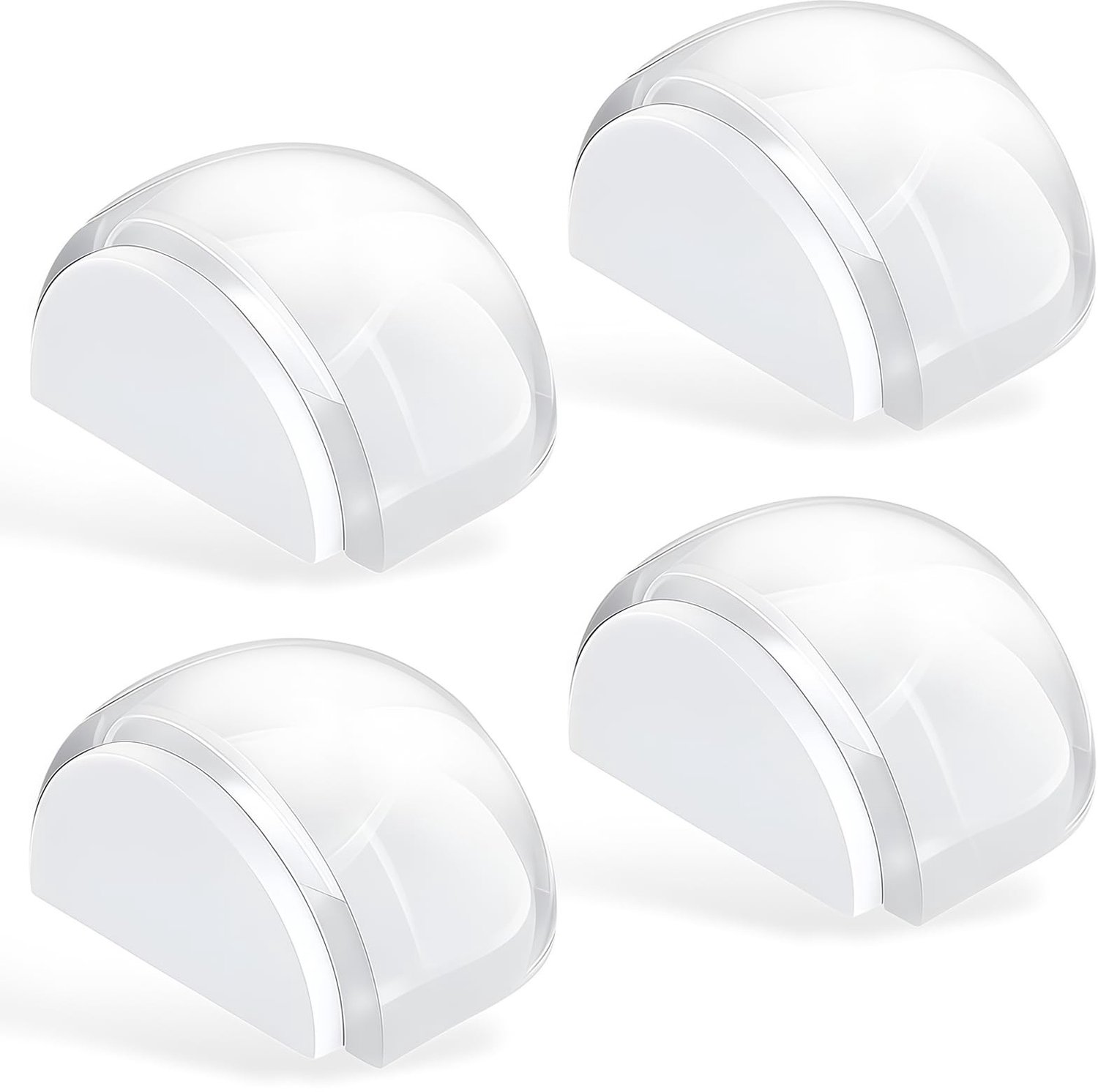 Deurstopper Zelfklevend - Vloerstoppers voor Harde Vloeren - Stille Deurbuffer - Bescherming voor Muren en Meubels - Transparant Design - Vloerstopper