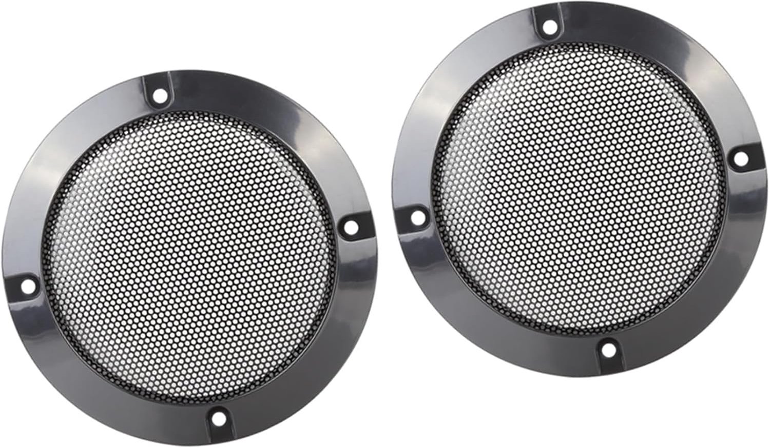 2 stuks 4 inch luidsprekerafdekking grill 124 x 12 mm (D*D) artikelvervanging
