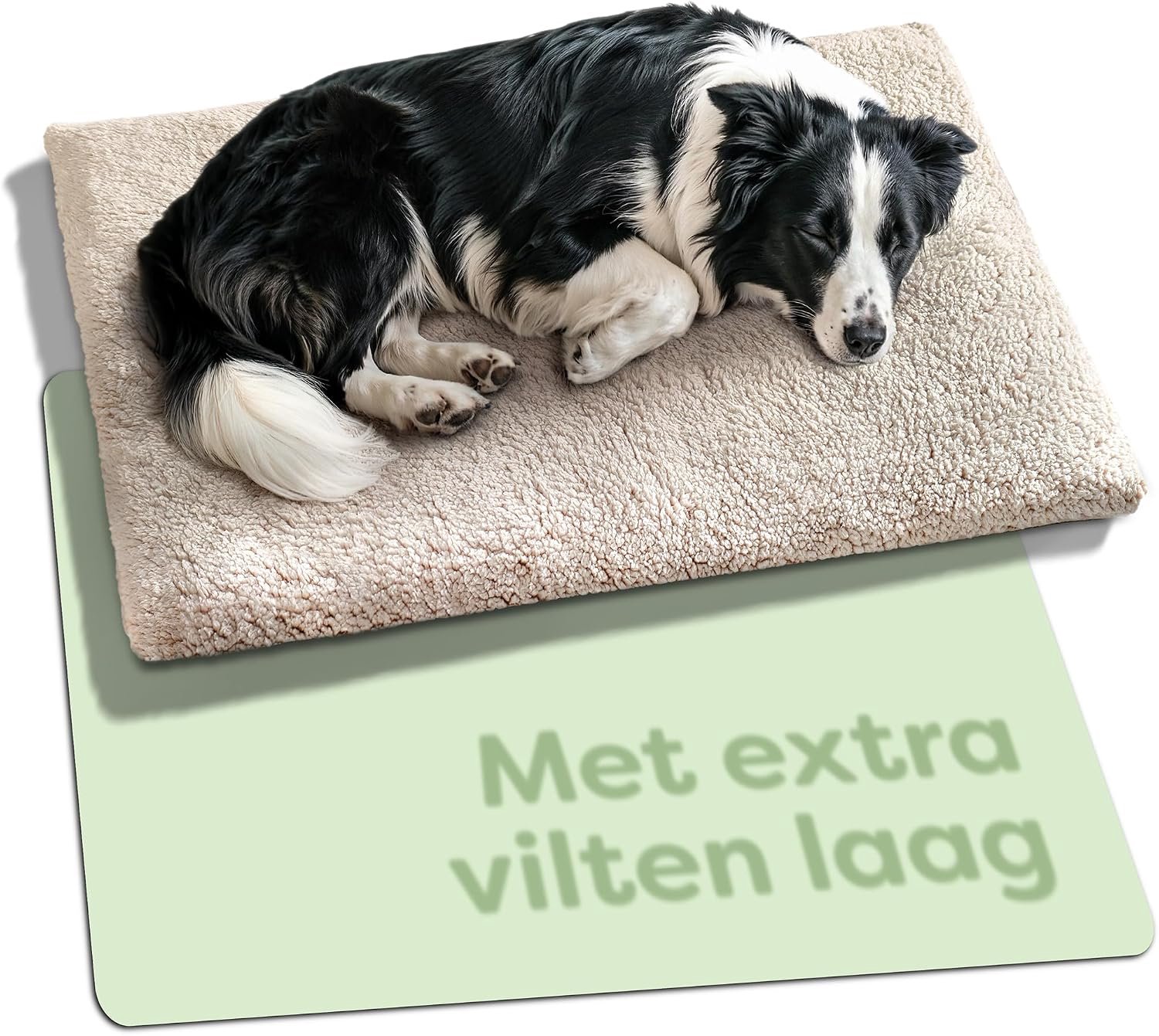 Hondendeken 90 x 60 cm Bruin - Warmtemat Hond en Kat