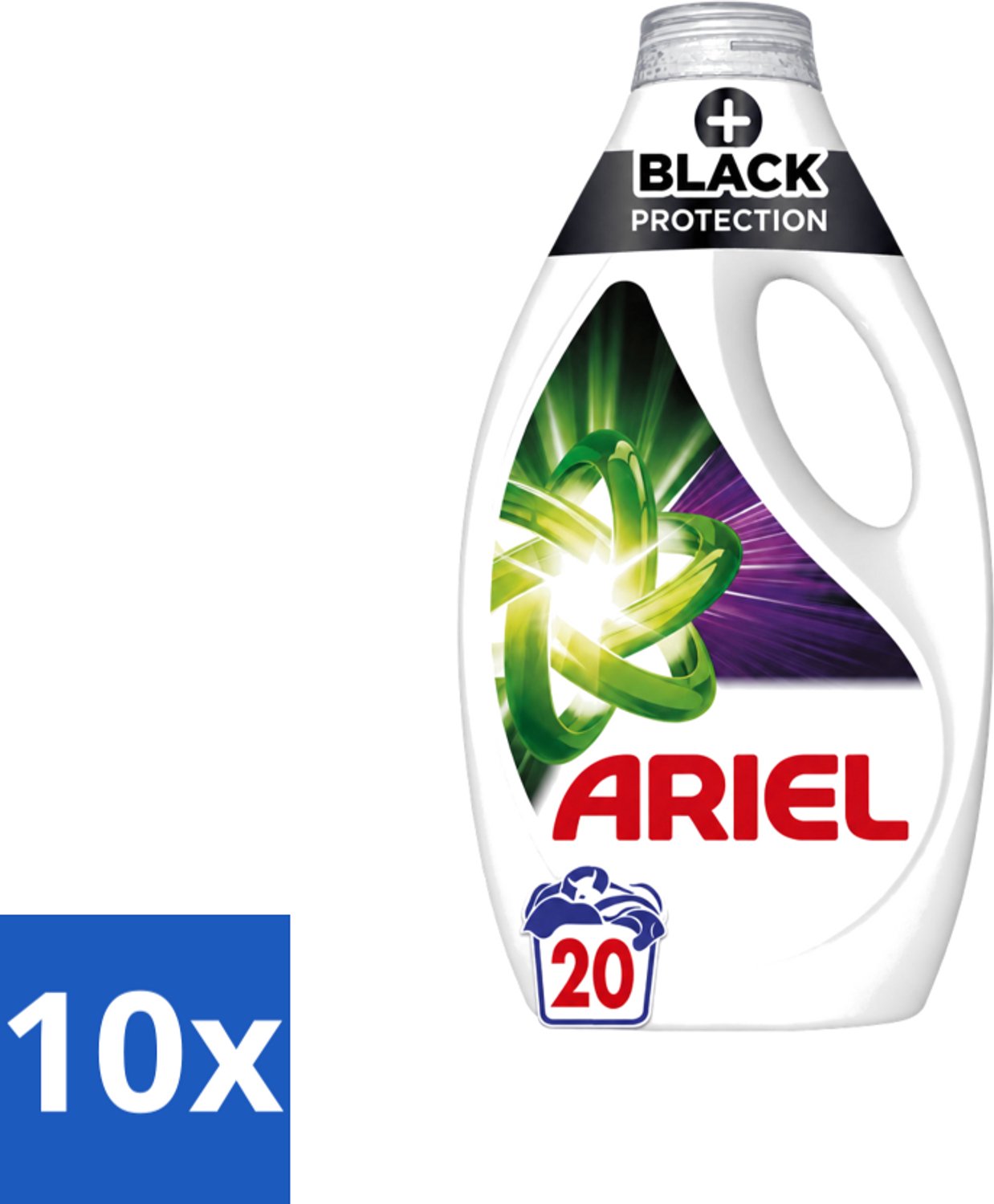10 x Ariel – +Revita Black – Vloeibaar Wasmiddel – 900 ml - Voordeelverpakking - 10 stuks