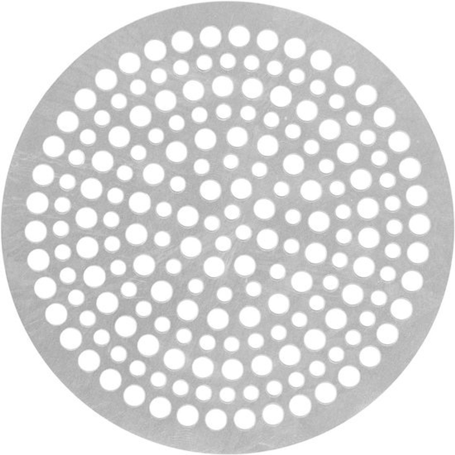 Afvoerbeschermer - Haarvanger en zeef - Houd de douche schoon - Ontwerp tegen verstopping - Diameter 82 mm - Zilverkleurig