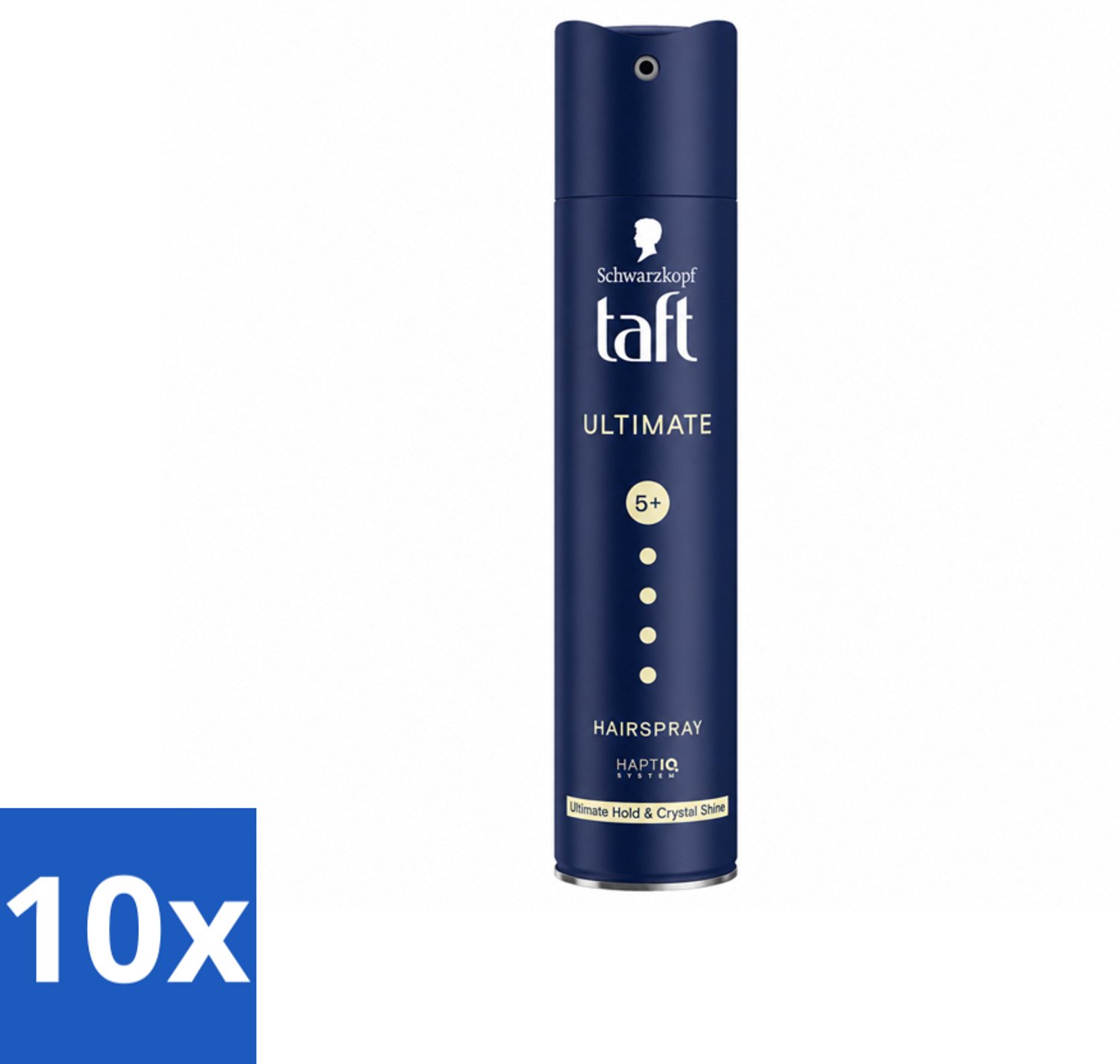 10 x Taft - Ultimate 5+ - Haarspray - Maximale stevigheid - 250 ml - Voordeelverpakking - 10 stuks