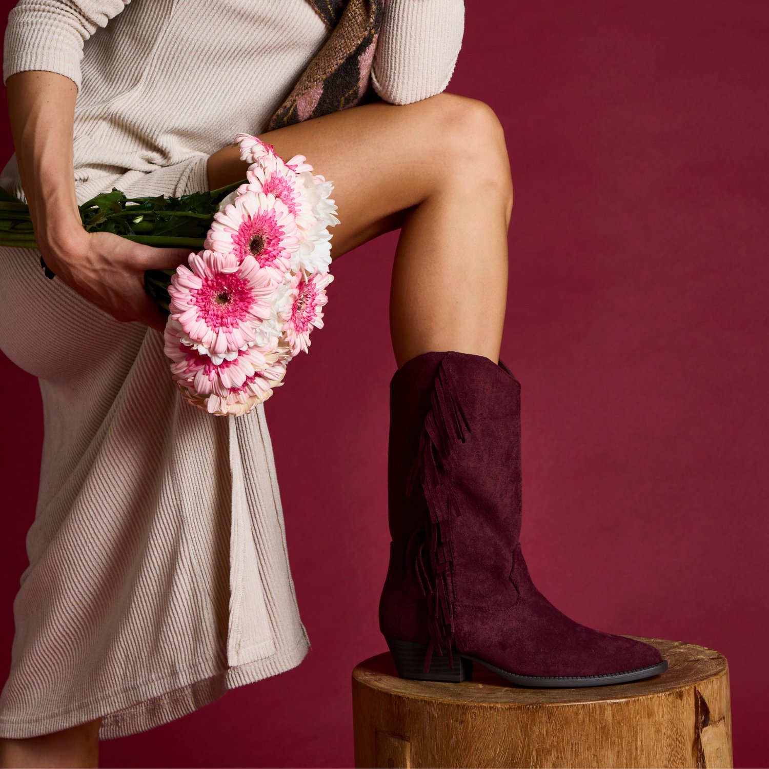 La Strada Western Boot Bordeaux - Damesschoenen - Maat - 39