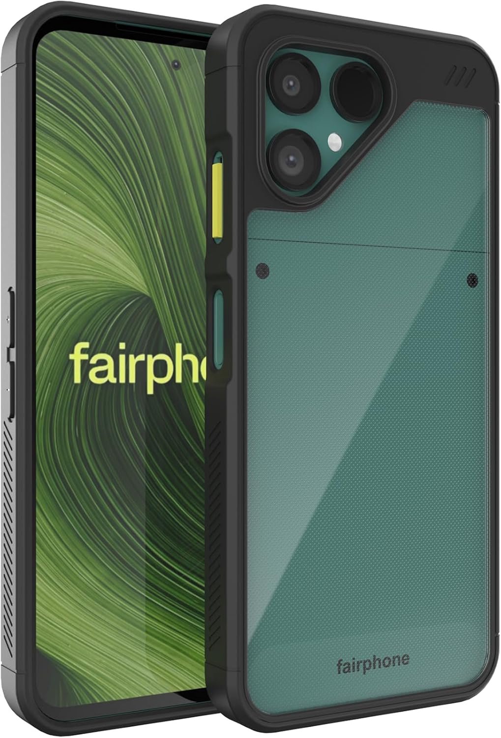 Zandarix Hoesje Geschikt voor Fairphone Gen 6 / Gen 6+ - Militaire Kwaliteit - Polycarbonaat - Schokbestendig - Back Cover Hoesje - Mat Zwart