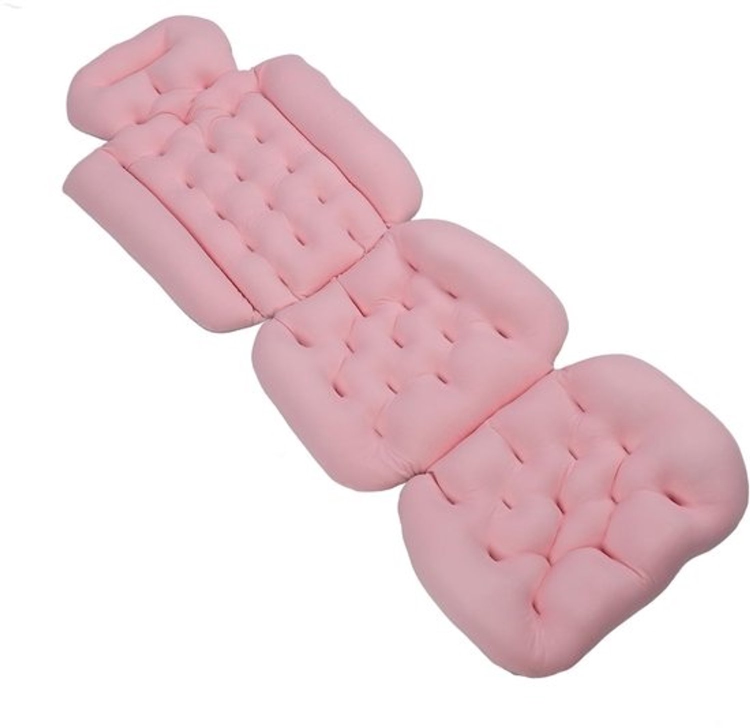 Dailygoods - Ergonomisch badkussen - Antislip - Verwijderbaar - Wasbaar - 122 cm - Comfortabel baden - Badmat
