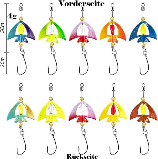 Forellenlepels Set 4,5g UV Actief - Maximale Prikkeling voor Forel — afbeelding 4
