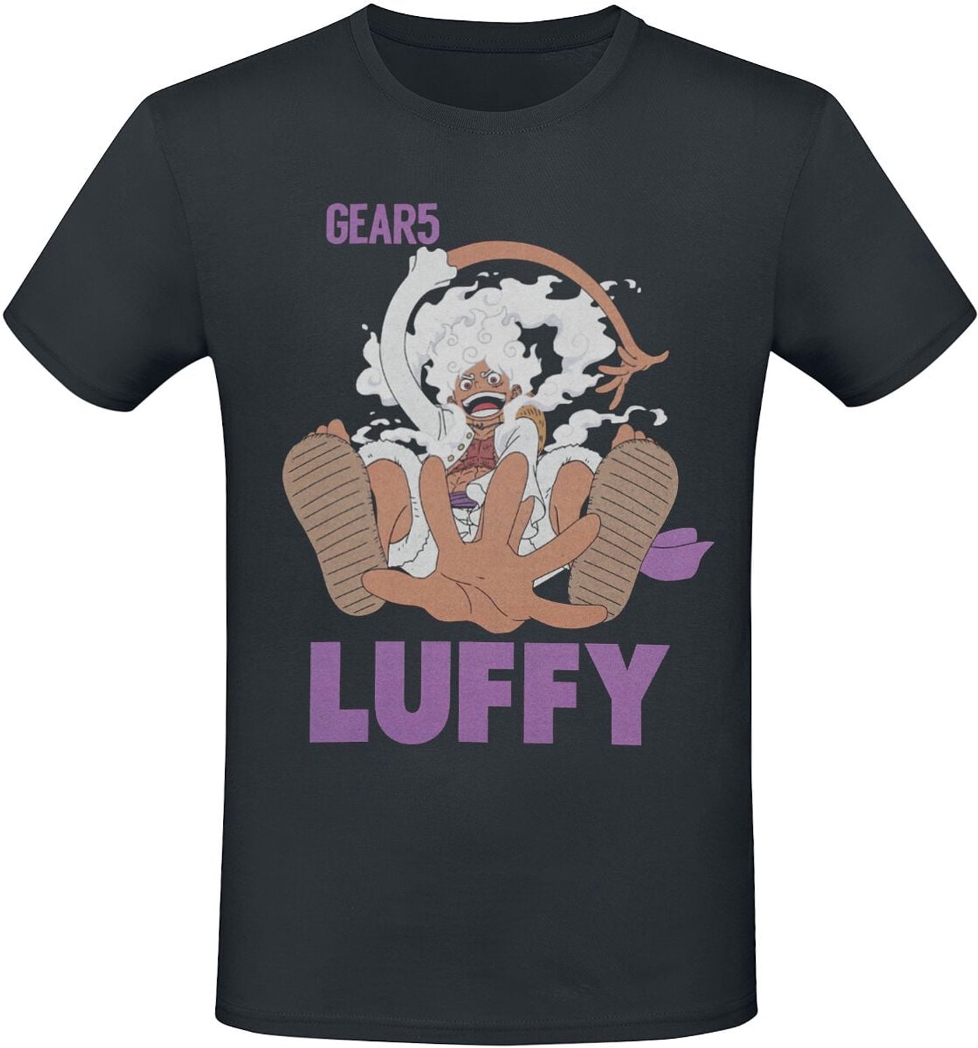 One Piece Ruffy Gear 5 Heren T-shirt - zwart - S