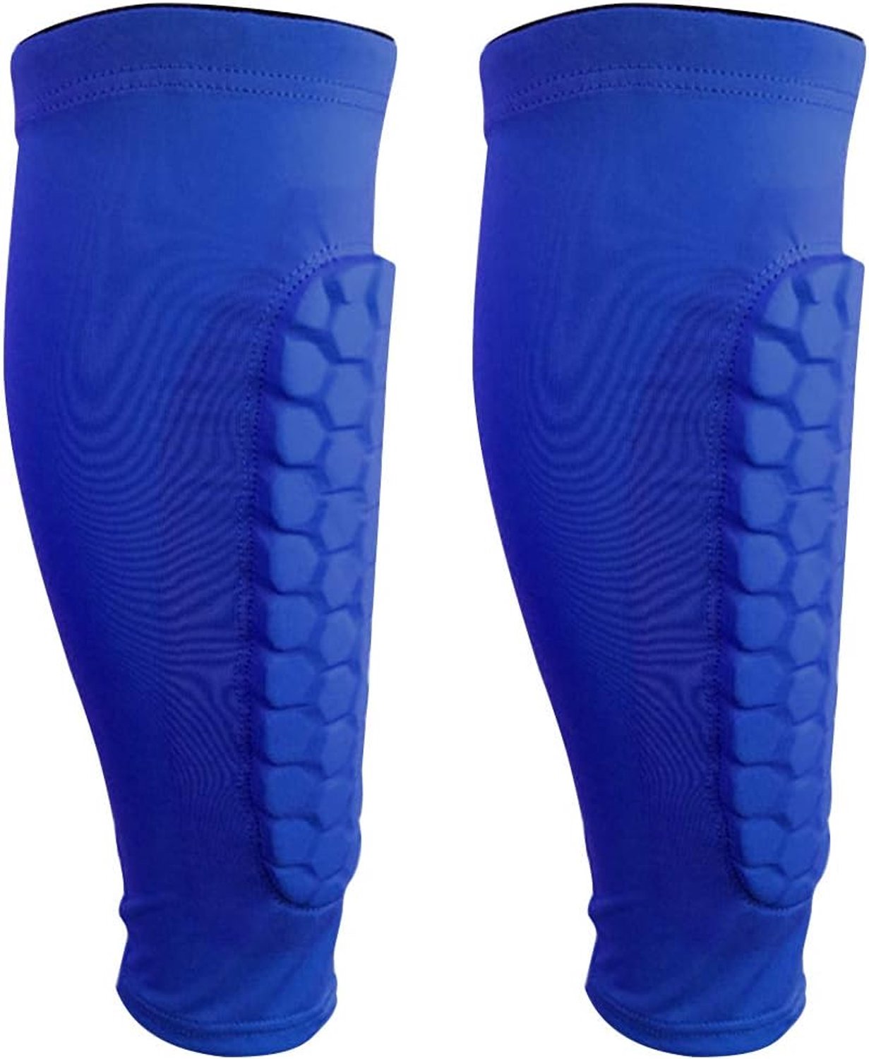 Shin Guard voor mannen en vrouwen, één paar professionele kuitbeschermende compressiekous crashproof scheenbeschermers voor voetbal, basketbal, fietsen, klimmen