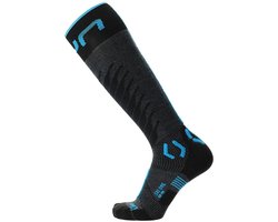 Uyn Heren Ski One Merino antraciet/turquoise - Maat 39/41