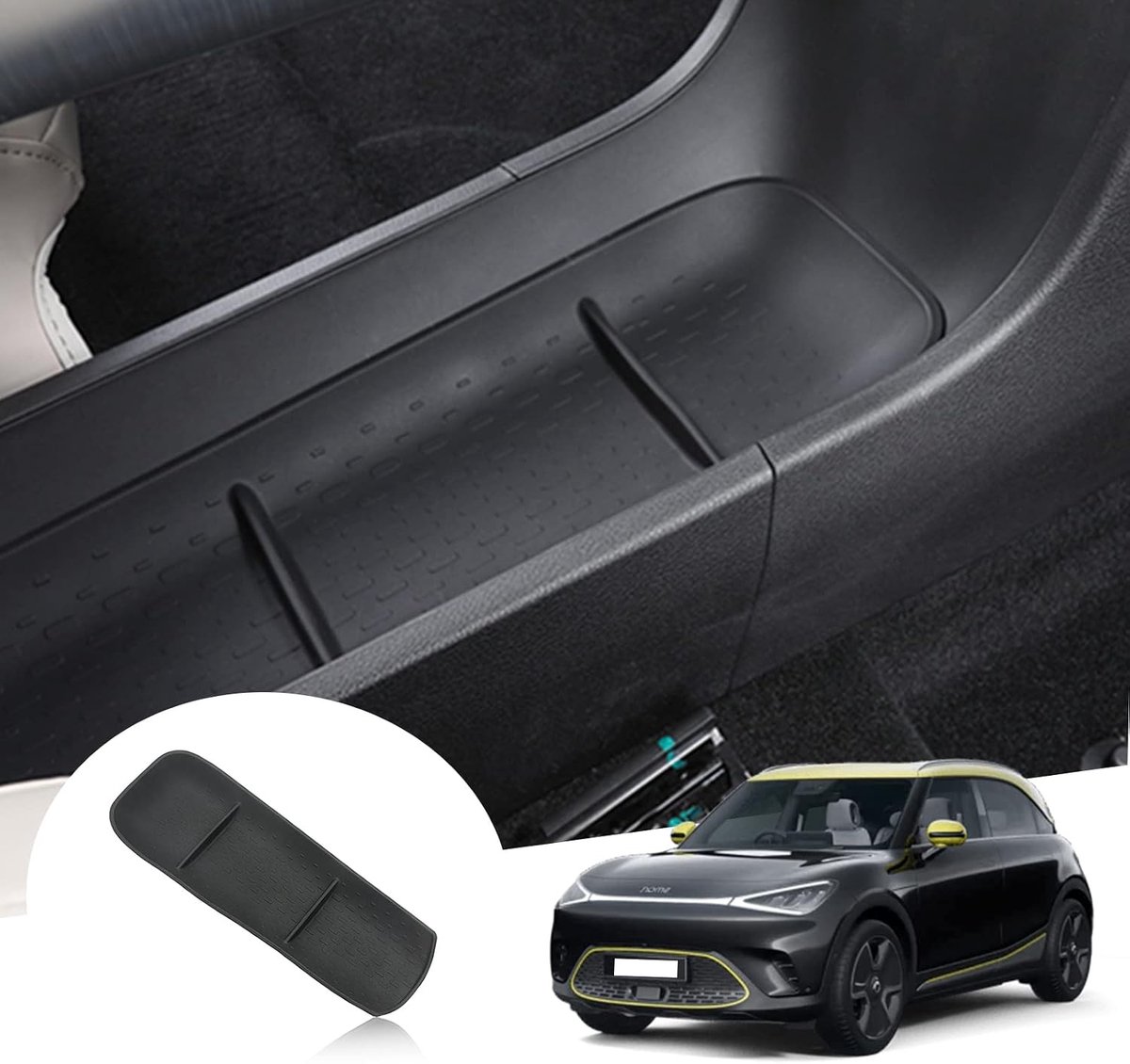GAFAT Compatible with Smart #1 EV Electric 2023-2025 2026 Center Console, Storage Box, Organizer, Tray Shelves Under - ShopVlot