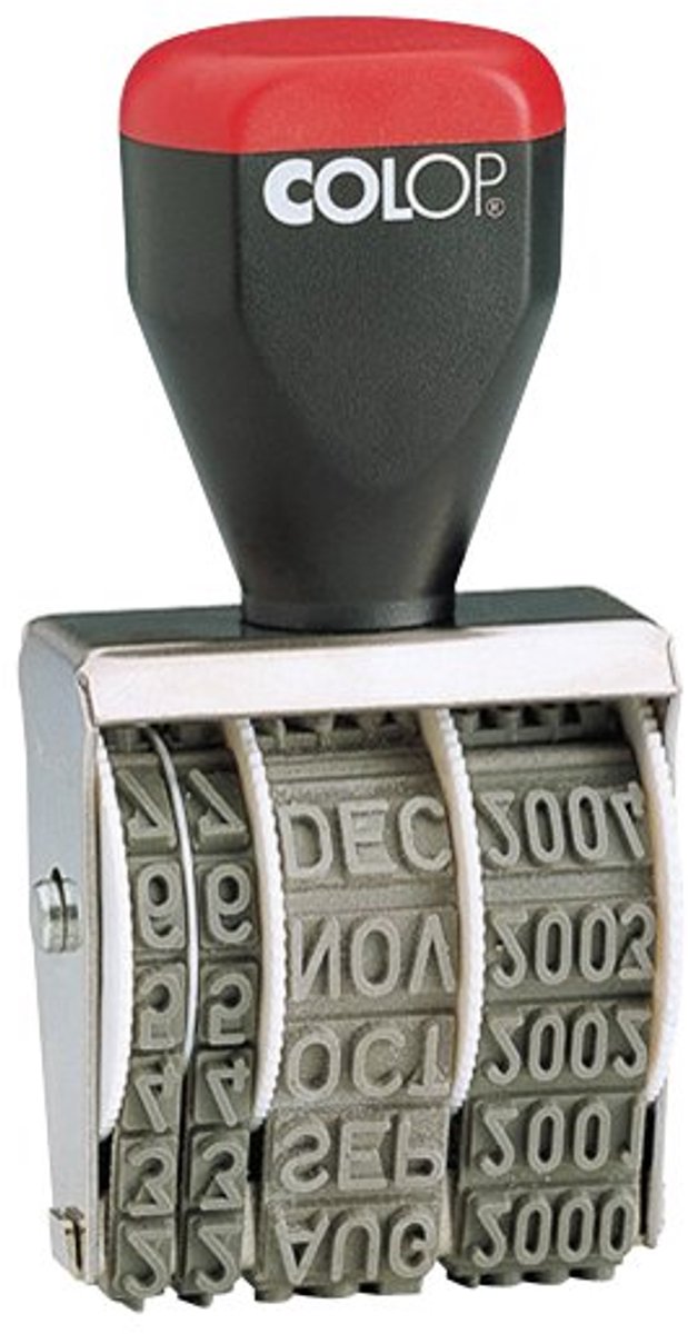 COLOP maanddatumstempel 05000, maanden in letters, schrifthoogte 5 mm
