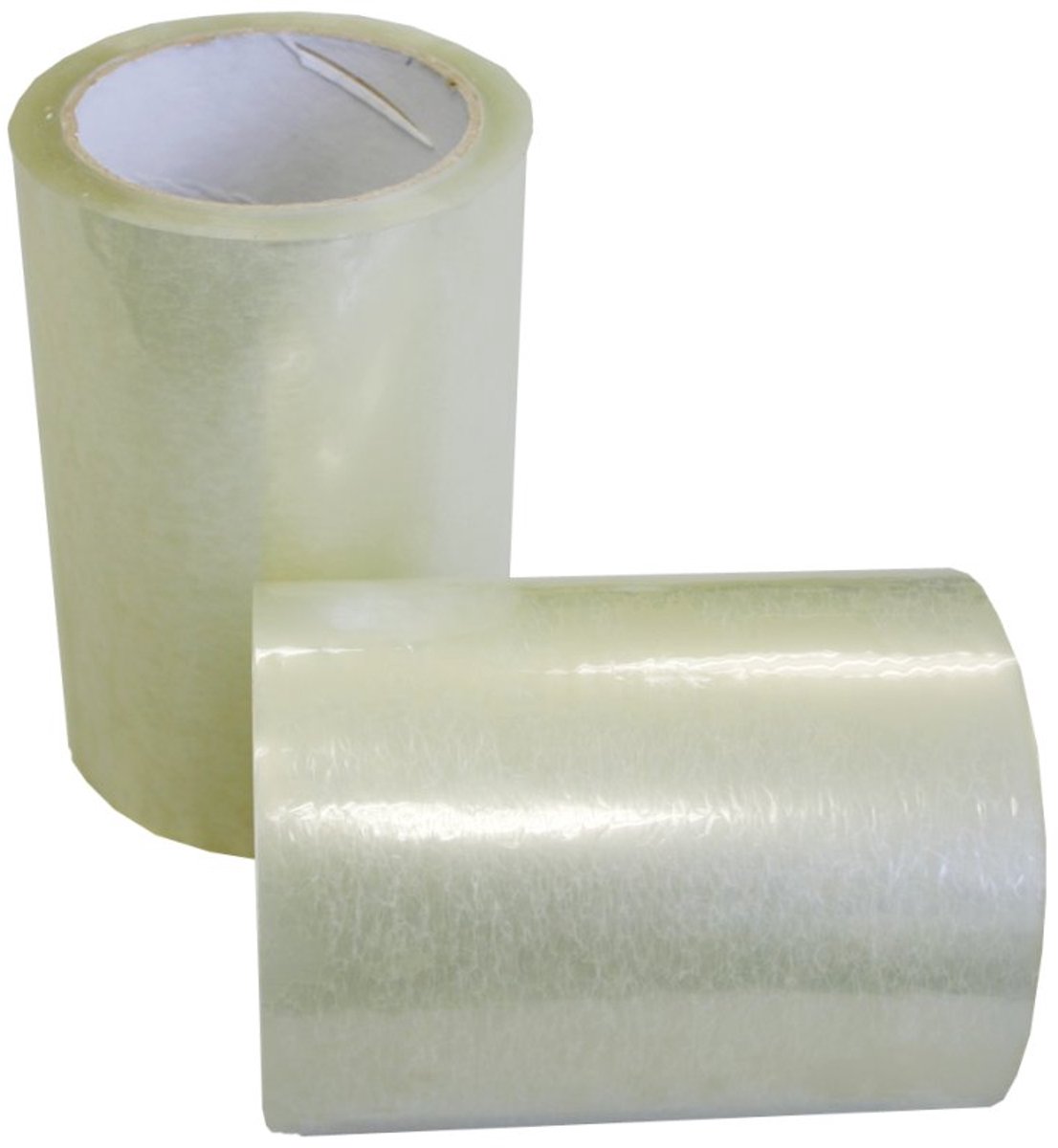 HAPPEL adresbeschermfolie op rol, zelfklevend, 150 mm × 66 m, 2 stuks