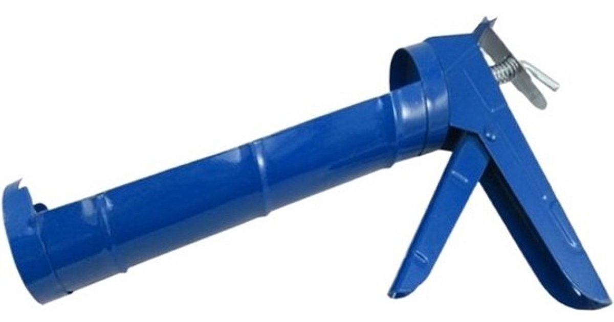 Kitpistool - Kitgereedschap - Voor afdichten en lijmen - Druppelvrije werking - Metalen constructie