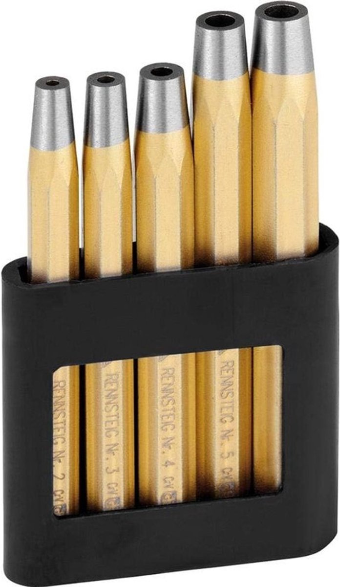 Klinknagelset - 5 stuks - Nietzetangereedschap - Metaal verbinden - Kunststof houder - Maten van 2 tot 6 mm