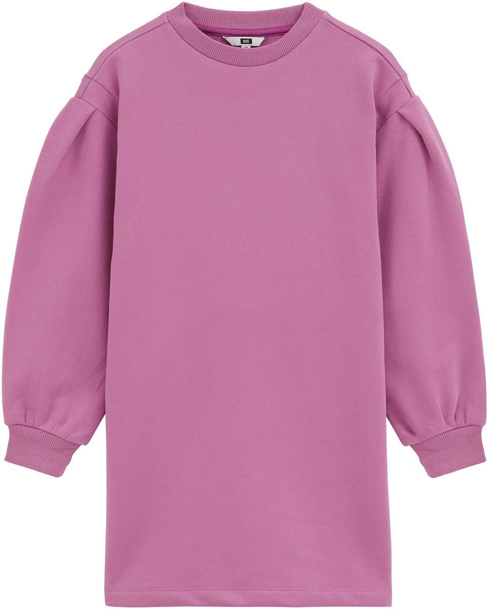 WE Fashion Meisjes oversized sweat jurk met print
