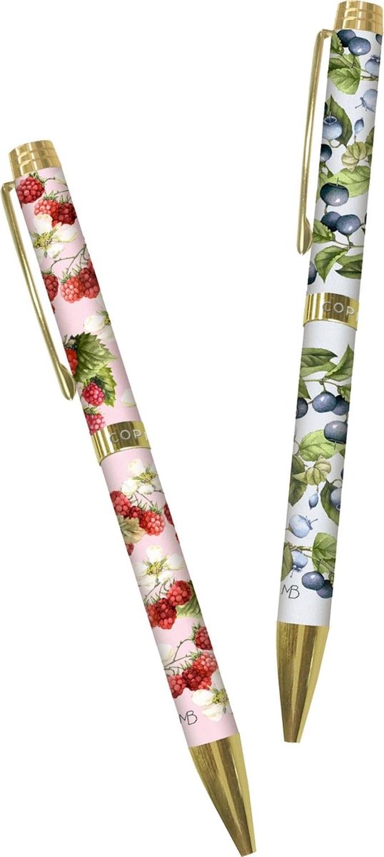 SnelShoppen - Kugelschreiber Cottage Garden met Marjolein Bastin Design - Kleurige Balpen voor Tuinliefhebbers - Perfect voor Schrijven, Notities, en