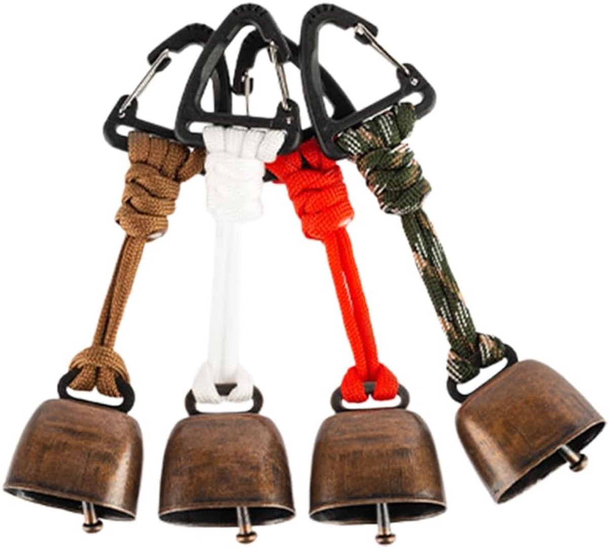 Dog Bells A set of 4 anti-bear bells, perfect for hiking, with vintage metal decoration in the shape of a mini - ShopVlot