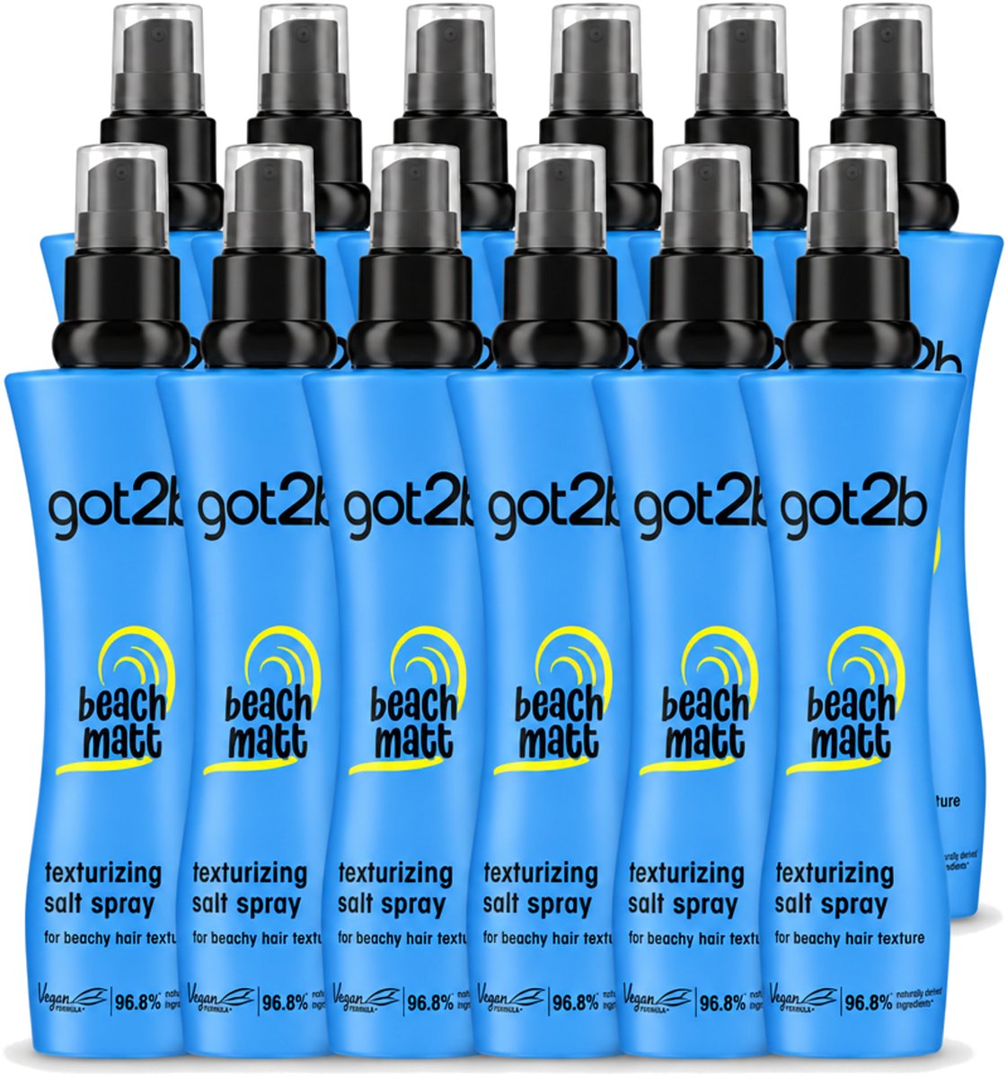 12 x Got2B - Salt Spray - Beach Babe - 200 ml - Voordeelverpakking - 12 stuks