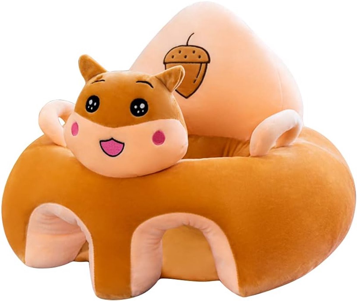 Babybankkussen zonder vulling, zelf te maken babyzitkussen, pluche kinderfauteuil, babystoelhoes, babyzitje om te leren zitten