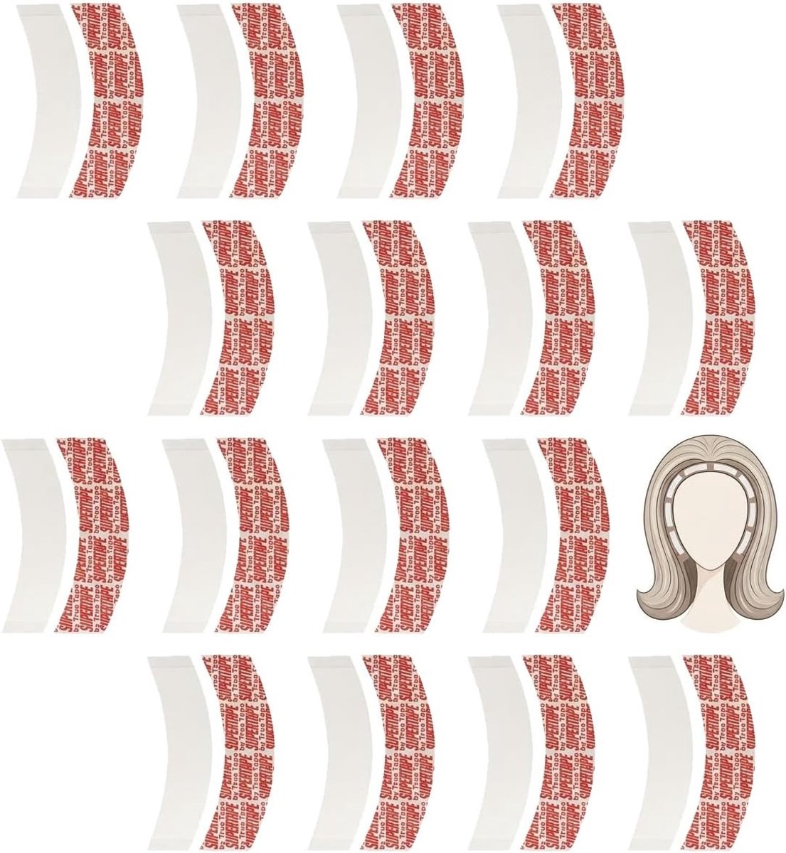 36 Stuks Dubbelzijdige Tape, Waterdichte Onzichtbare Bevestiging, Eenvoudig Aan Te Brengen voor Diverse Toepassingen