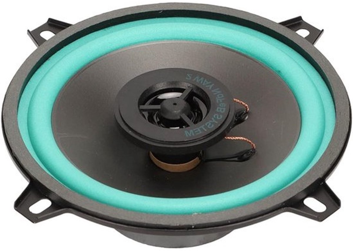 Autoluidspreker - Muzieksysteem - Upgrade voor autoradio - Krachtige geluidsweergave - 5 inch - Zwart