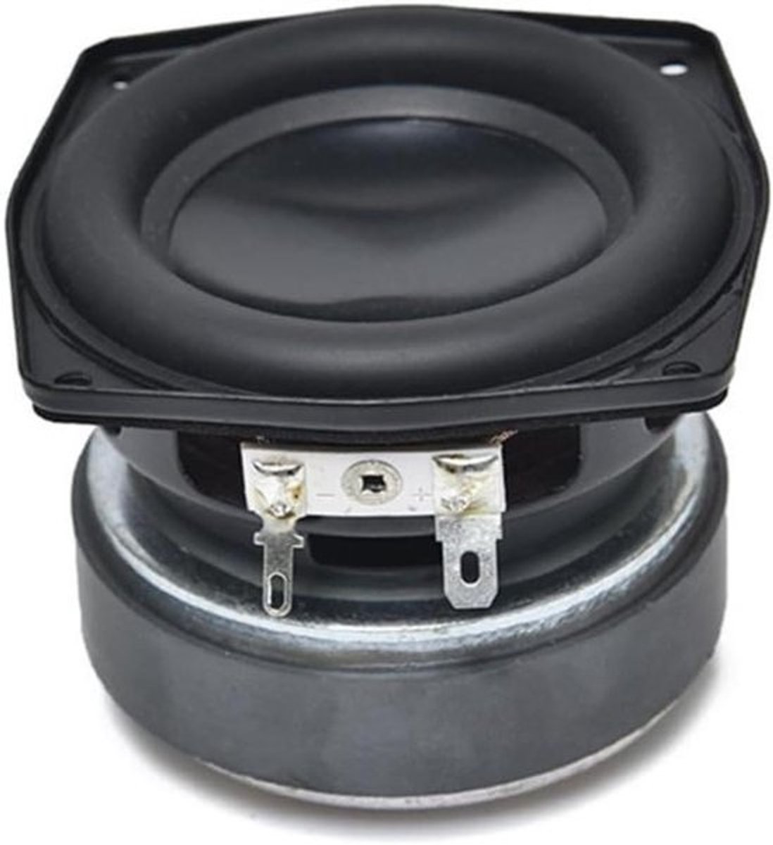 Subwooferluidspreker - Krachtige bas - Voor thuisgebruik - Externe magneet - 3 inch - Zwart
