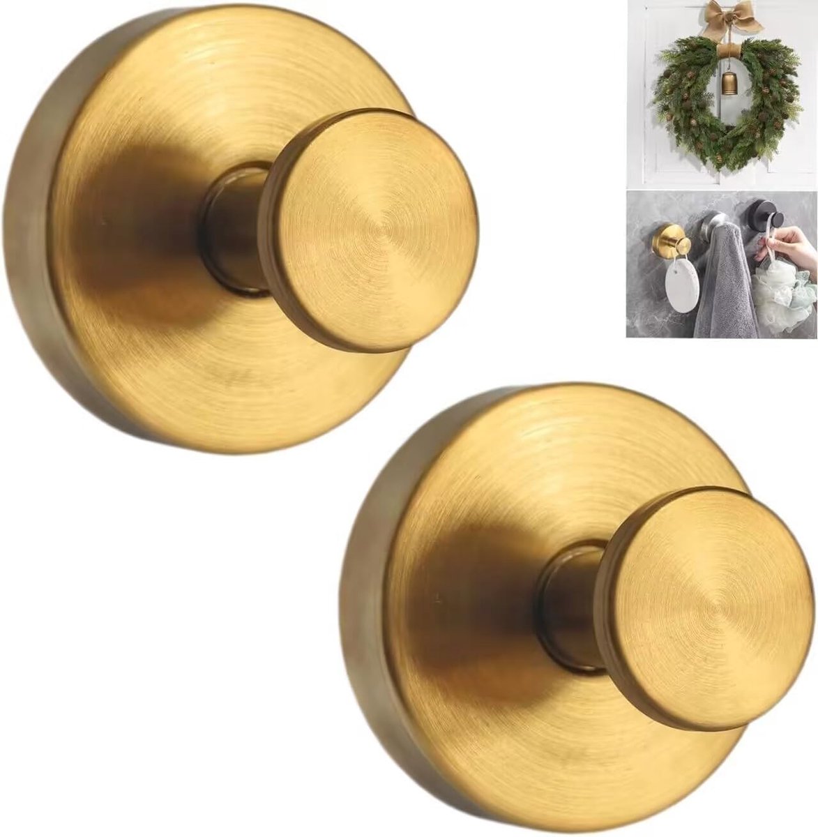 Suction Cup Wreath Hanger voor Ramen, Waterdichte Haak met 15 lbs Draagkracht, Decoratieve Ophanghaak voor Kransen en Versieringen