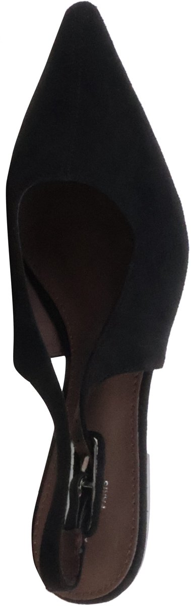 Platte pumps met bandjes