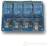 12VDC Relais board 4-kanaals