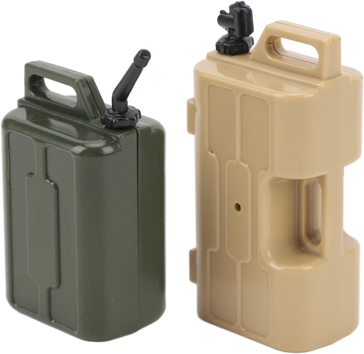 Realistische Brandstoftank en Canister Set voor 1:10 RC Crawler, Plastic Jerry Can en Brandstoftank, Ideaal voor SCX10 en Off-Road Modelbouw