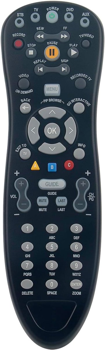 AULCMEET Replacement Remote Control Compatible with Movistar Cisco Alltouch AT6400 RC1534820/04B RC1534820-04B - ShopVlot