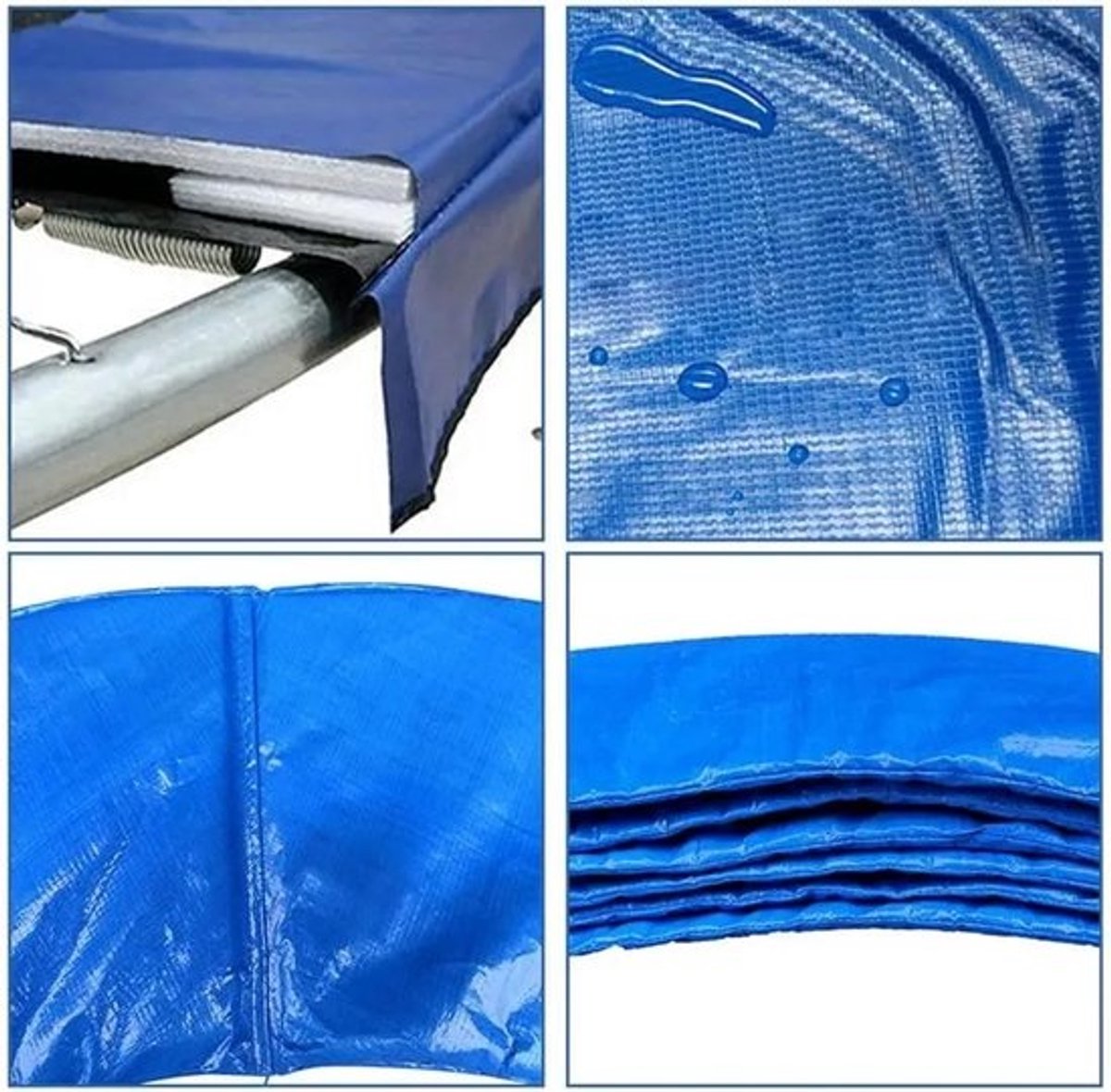 Trampolinemat - Veiligheidskussen - Buiten spelen - Duurzaam PVC-materiaal - Diameter 3.05 meter