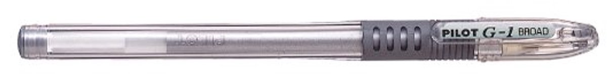 PILOT gelpen G1-10 Grip, zilver, 0,38 mm