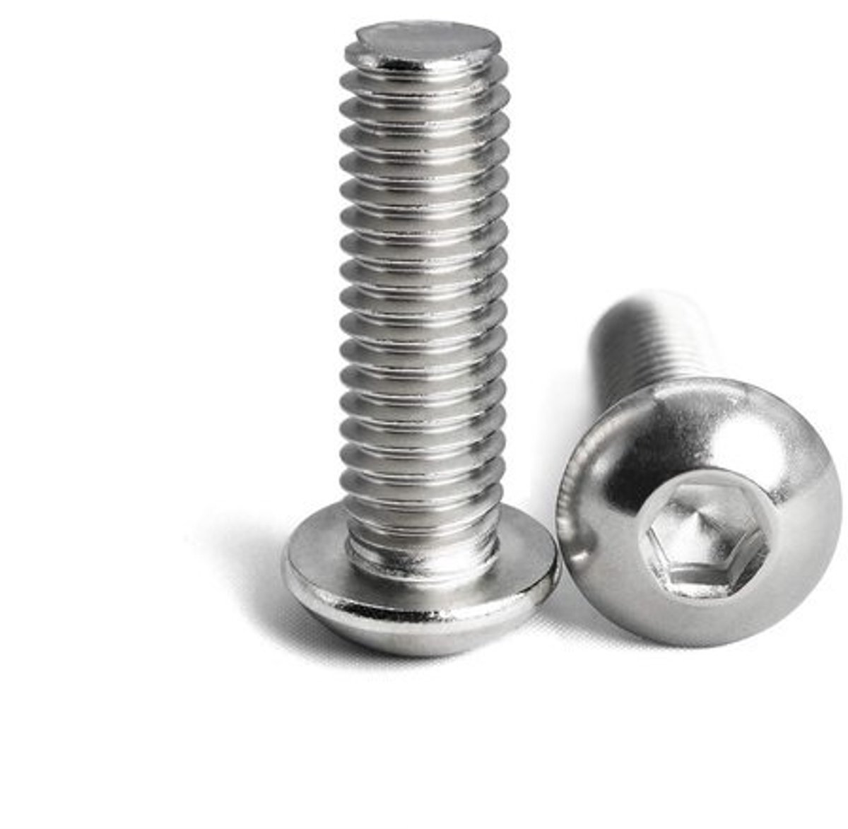 Set cilinderkopschroeven - Bevestigingsmateriaal - Metaal - Voor robuuste verbindingen - Volledige schroefdraad - M5 x 50 mm - Zilverkleurig