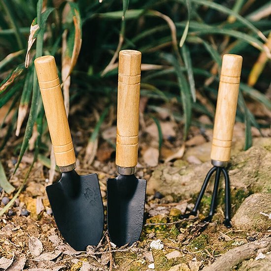 Mini Tuin Gereedschap Set met Schep en Hark voor Kinderen — afbeelding 3
