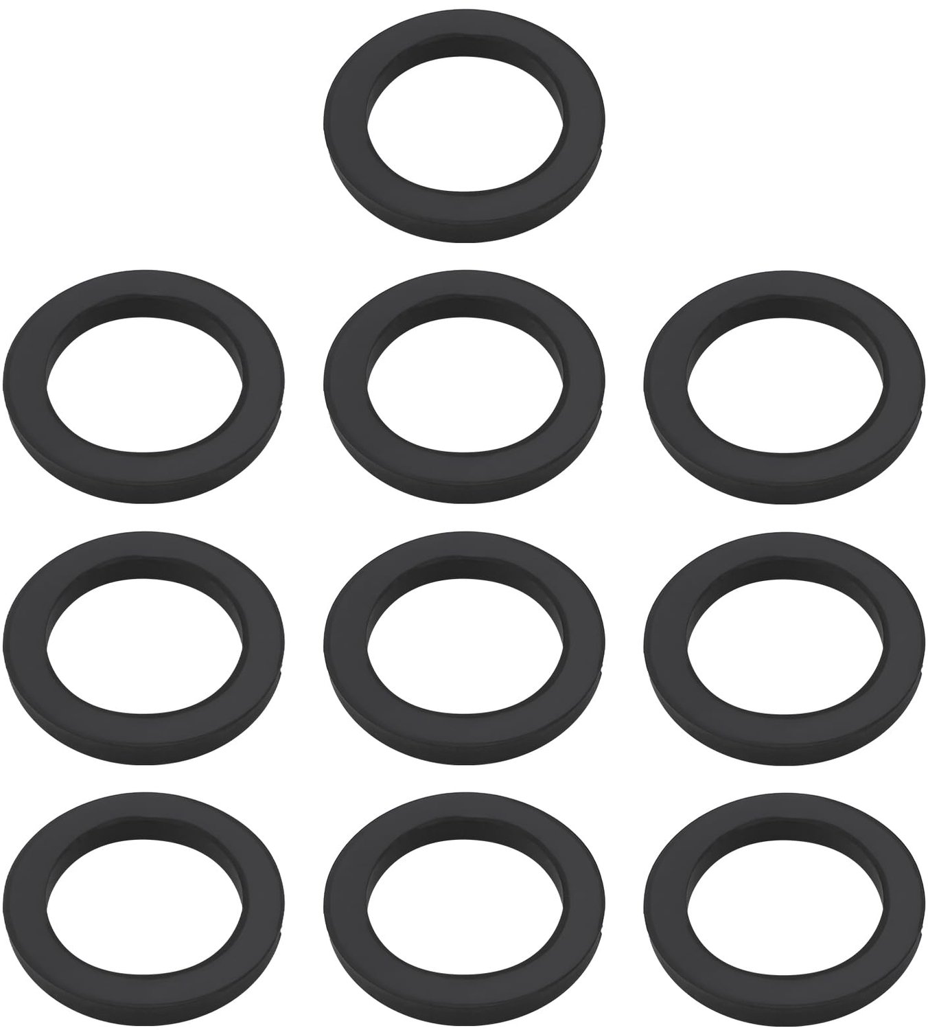 Idler Band 10 Stuks - Duurzaam Rubber - Buitendiameter 20 mm - Perfect Compatibel met AKAI GX-75/GX-75 MKII/GX-95 - Eenvoudige Installatie - Herstel Geluidskwaliteit - Loopband