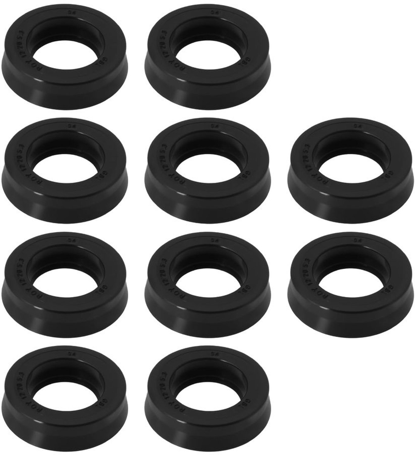 Afdichtring 10 Stuks - Rubber - 12x20x5,3 mm - Hoge Druk - Waterdicht - Duurzaam - Waterafdichting