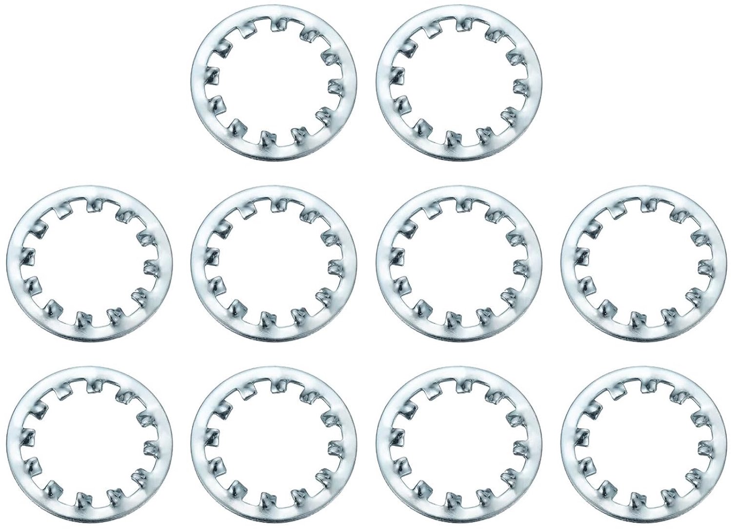 Tandschijven 23 mm ID x 35,5 mm OD - veerstaal - corrosiebestendig - ideaal voor schroefbevestiging - 10 stuks - ServiceTopper