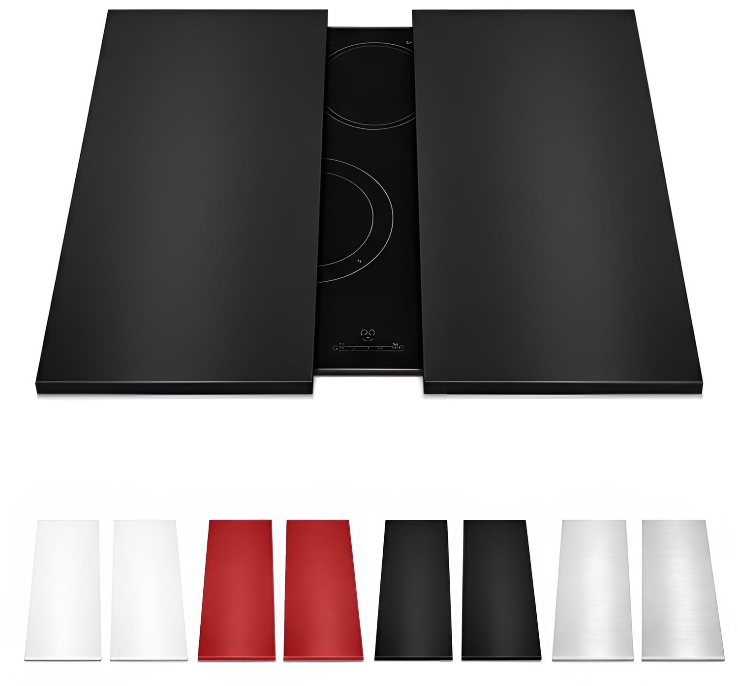 Ceramische Deksel voor Inductiekookplaat 55 x 33 cm (Set van 2)