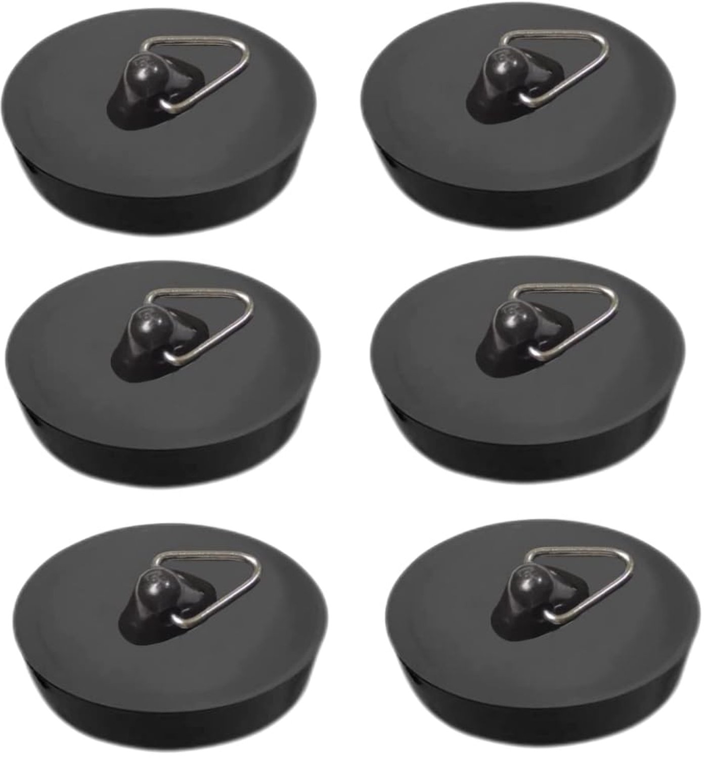 Set van 6 Universele Rubber Afvoerstoppers