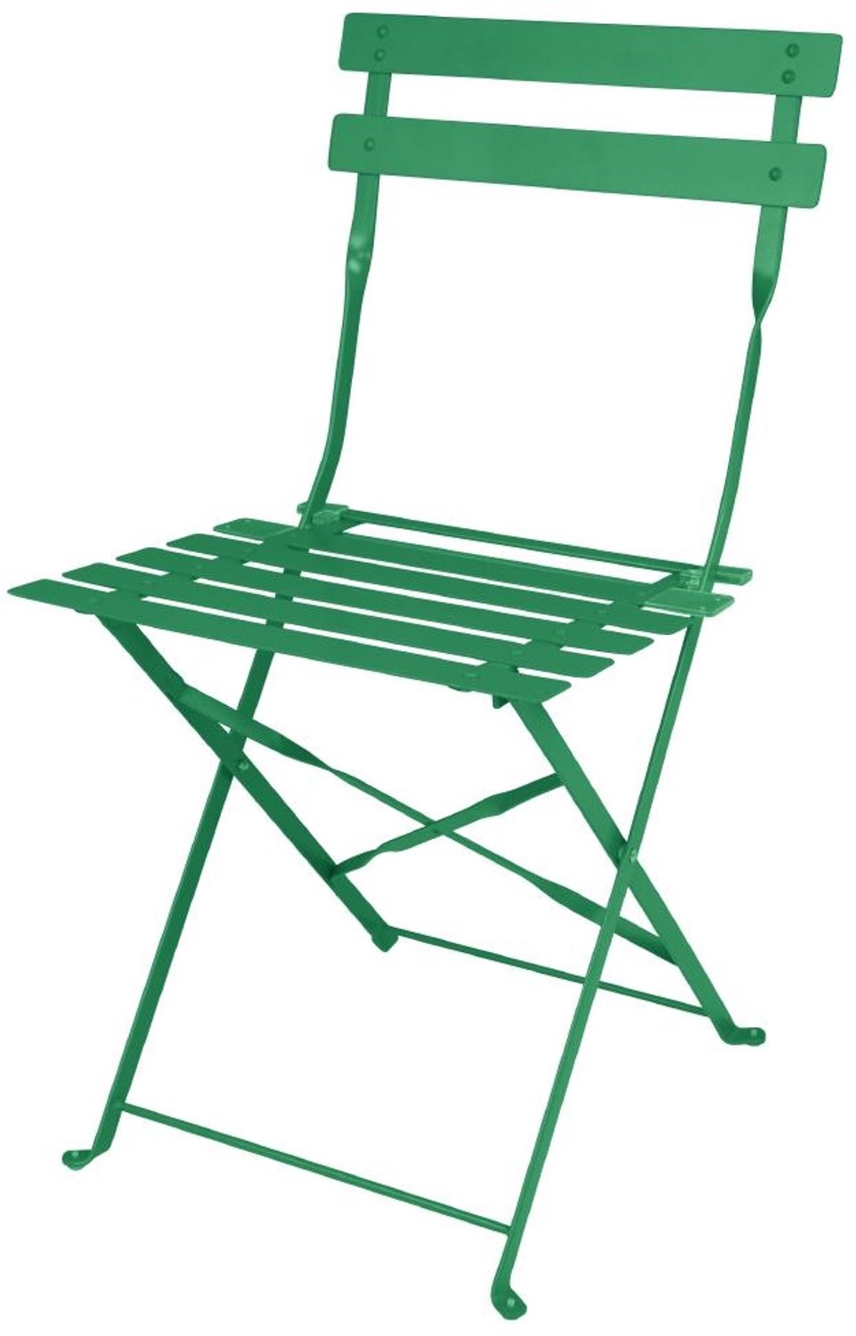 Bolero Perth Bosgroene Stijl Stalen Inklapbare Stoelen (2stuks)
