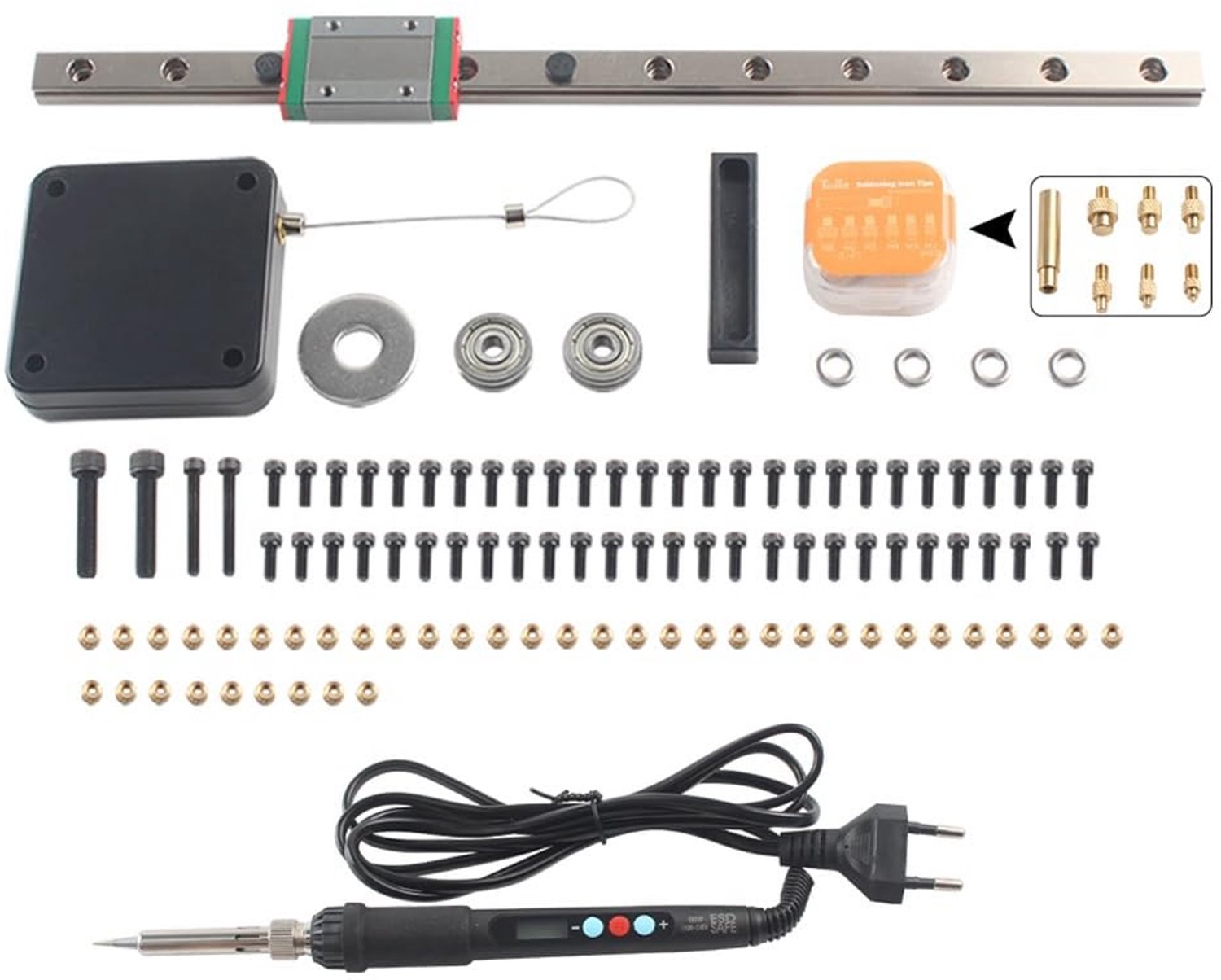 Stealth Kit voor Invoegen van Warmte Inserts met Soldering Iron