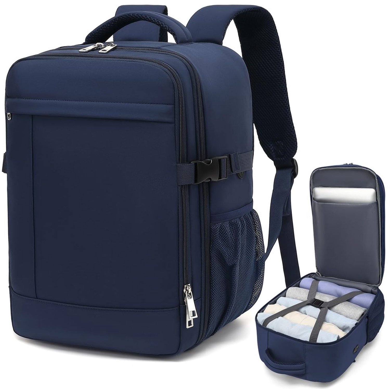 Handbagage voor Ryanair, 45 x 36 x 20 cm, Donkerblauw